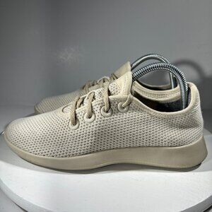 Allbirds Tree Runner TR Womens Size 8 Running Shoes Sneakers Ivory Gym Knit Walk